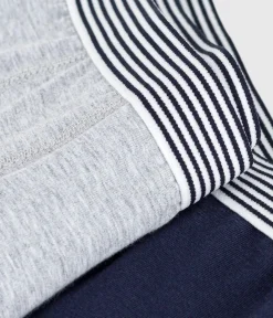 Petit Bateau Unterhosen, Boxershorts*Set Kinder-Boxershorts aus einfarbiger Baumwolle mit Elastan variante 1