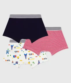 Petit Bateau Unterhosen, Boxershorts*Set Kinder-Boxershorts aus Baumwolle mit Paris-Motiv variante 1