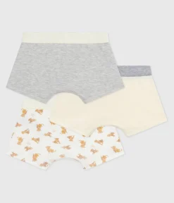 Petit Bateau Unterhosen, Boxershorts*Set Kinder-Boxershorts aus Baumwolle mit überzogenem Bund und Leoparden-Motiv variante 1