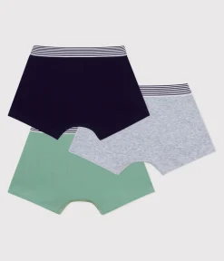 Petit Bateau Unterhosen, Boxershorts*Set Kinder-Boxershorts aus einfarbiger Baumwolle variante 1