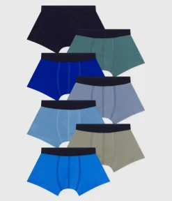 Petit Bateau Unterhosen, Boxershorts*Set Kinder-Boxershorts aus einfarbiger Baumwolle variante 1