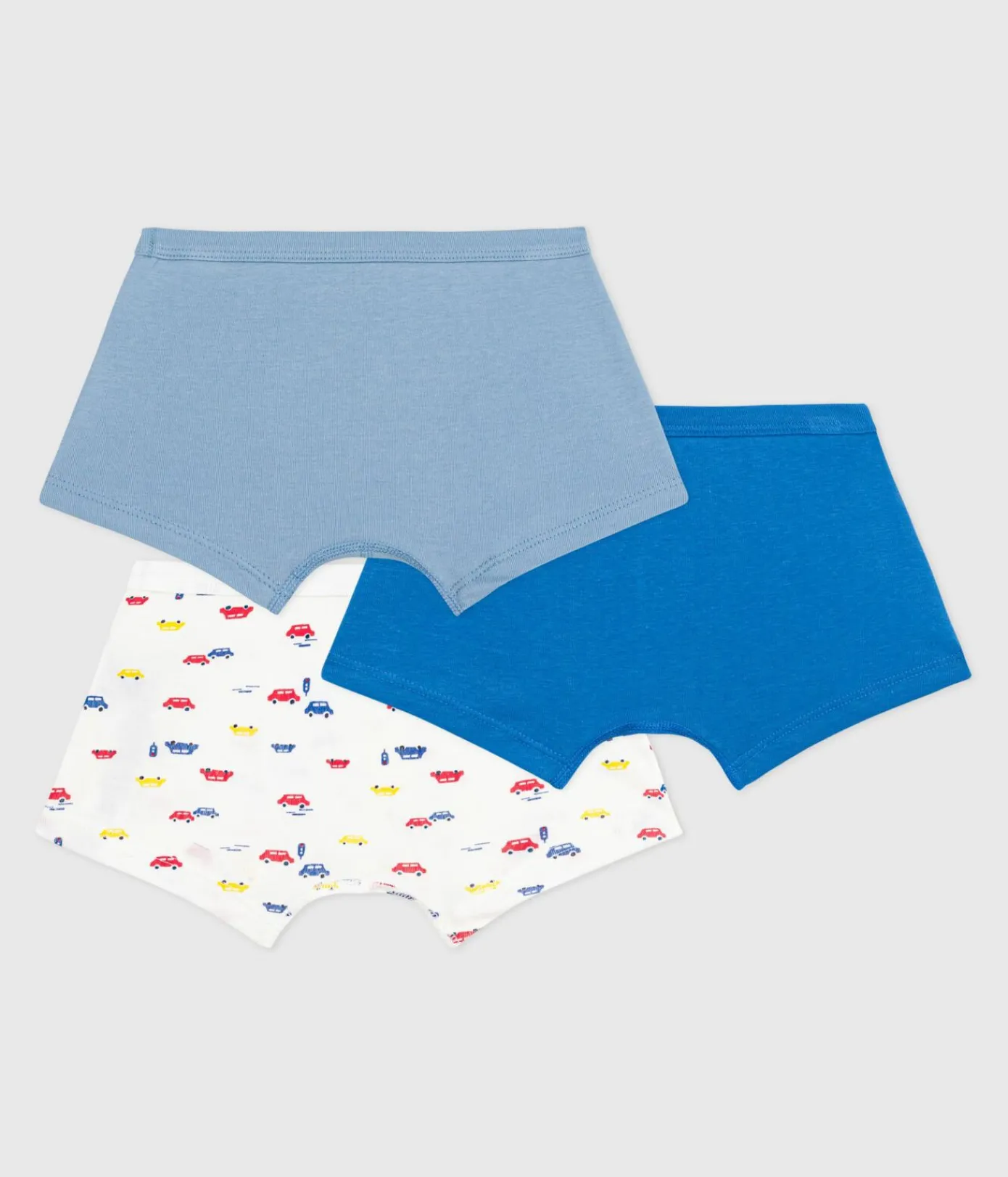 Petit Bateau Unterhosen, Boxershorts*Set Kinder-Boxershorts mit überzogenem Bund aus bedruckter Baumwolle variante 1