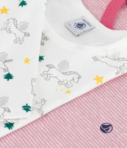 Petit Bateau Schlafanzüge, Nachthemden*Set Kinder-Pyjama aus bedruckter Baumwolle variante 1