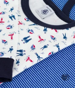 Petit Bateau Schlafanzüge, Pyjamas*Set Kinder-Pyjamas aus bedruckter Baumwolle variante 1