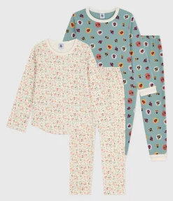 Petit Bateau Schlafanzüge, Nachthemden*Set Kinder-Pyjamas aus bedruckter Baumwolle variante 1