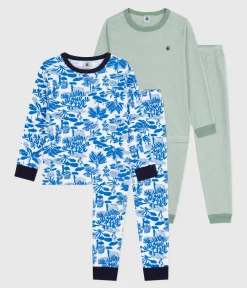 Petit Bateau Schlafanzüge, Pyjamas|Schlafanzüge, Nachthemden*Set Kinder-Pyjamas aus bedruckter Baumwolle variante 1