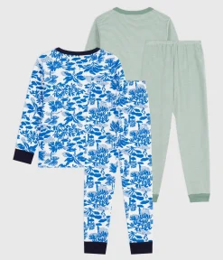 Petit Bateau Schlafanzüge, Pyjamas|Schlafanzüge, Nachthemden*Set Kinder-Pyjamas aus bedruckter Baumwolle variante 1