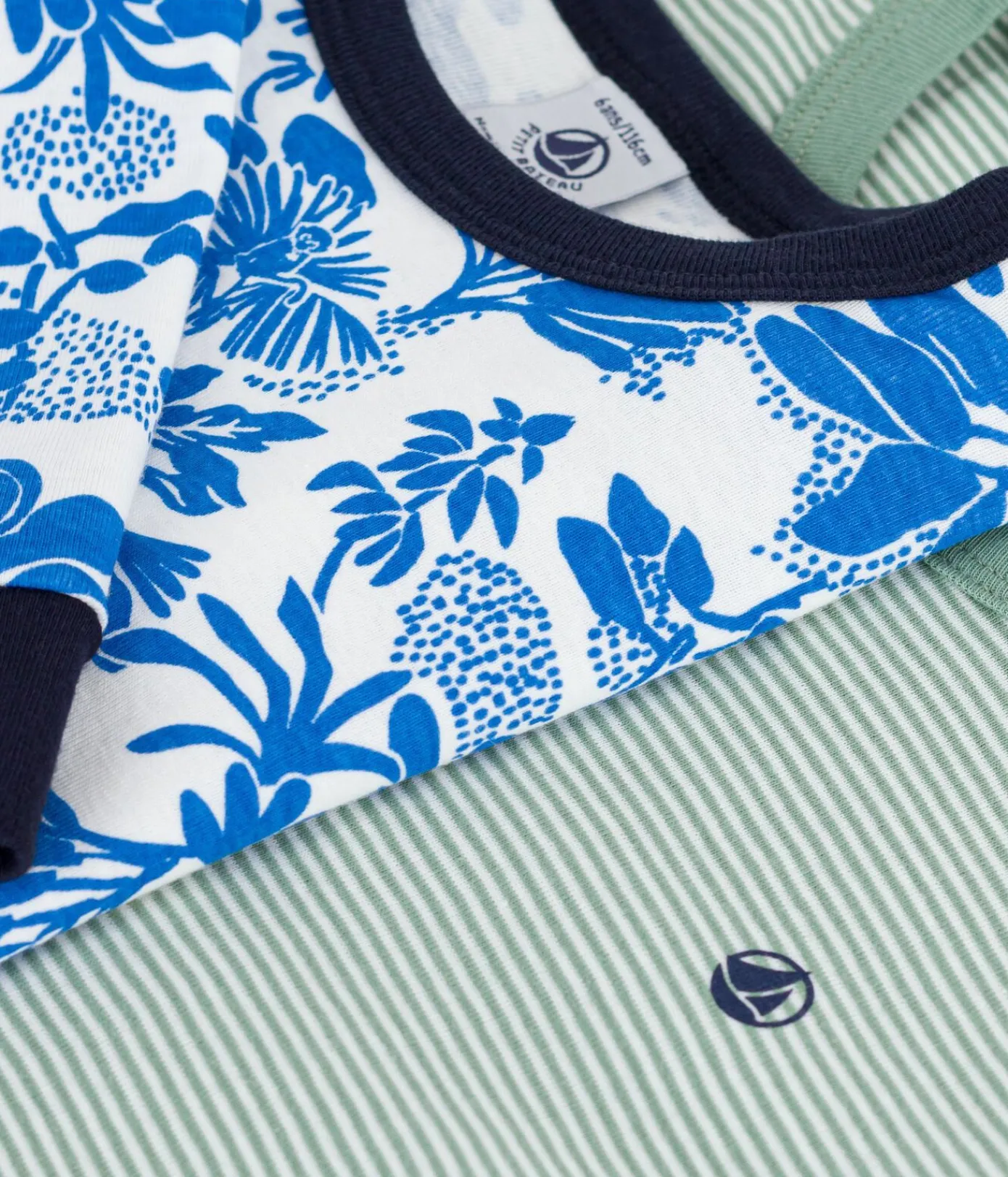 Petit Bateau Schlafanzüge, Pyjamas|Schlafanzüge, Nachthemden*Set Kinder-Pyjamas aus bedruckter Baumwolle variante 1