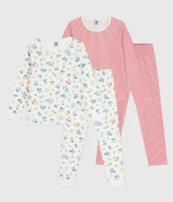 Petit Bateau Schlafanzüge, Nachthemden*Set Kinder-Pyjamas aus bedruckter Baumwolle variante 1