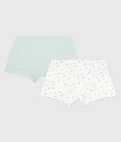 Petit Bateau Unterhosen, Shortys*Set Kinder-Shortys aus Baumwolle mit Blumenmuster variante 1