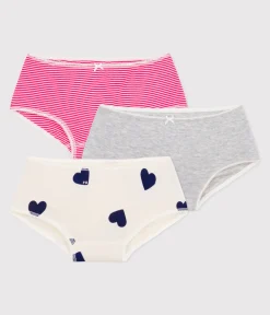 Petit Bateau Unterhosen, Shortys*Set Kinder-Shortys aus Baumwolle mit Herzmotiv variante 1
