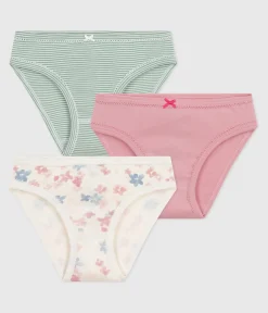 Petit Bateau Unterhosen, Shortys*Set Kinder-Slips aus Baumwolle mit Blumenmuster variante 1