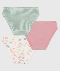 Petit Bateau Unterhosen, Shortys*Set Kinder-Slips aus Baumwolle mit Blumenmuster variante 1