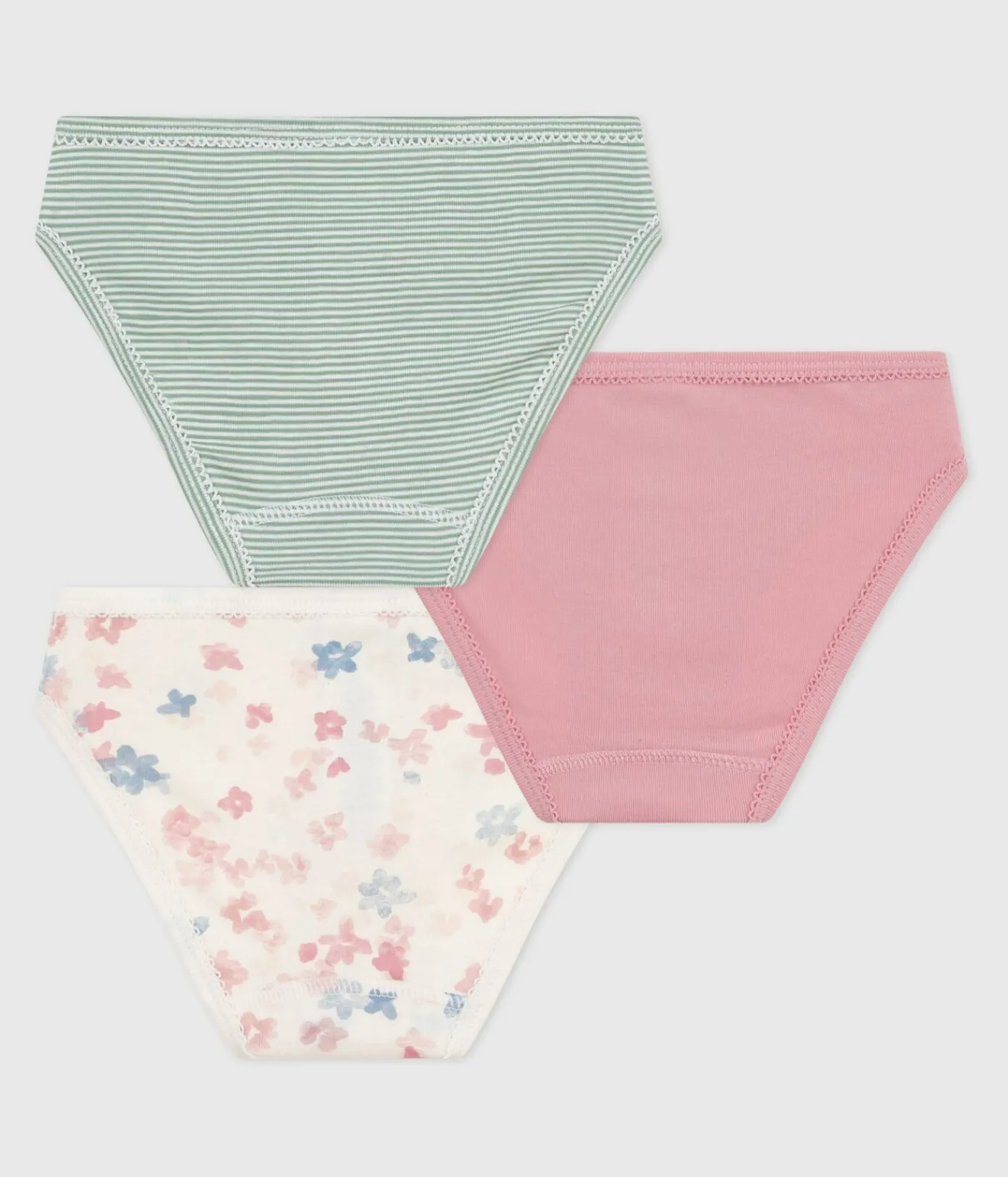 Petit Bateau Unterhosen, Shortys*Set Kinder-Slips aus Baumwolle mit Blumenmuster variante 1