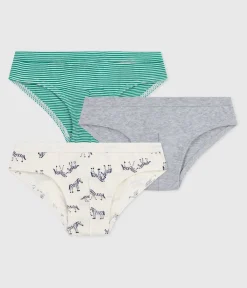 Petit Bateau Unterhosen, Boxershorts*Set Kinder-Slips aus Baumwolle mit Zebra-Motiv variante 1
