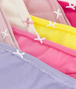 Petit Bateau Unterhosen, Shortys*Set Kinder-Slips aus einfarbiger Baumwolle variante 1