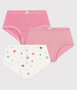 Petit Bateau Unterhosen, Shortys*Set Kinder-Slips High Waist aus Baumwolle mit Herzmotiv variante 1