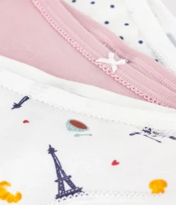 Petit Bateau Unterhosen, Shortys*Set Kinder-Slips High Waist aus Baumwolle mit Paris-Motiv variante 1