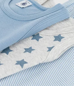 Petit Bateau Unterhemden, Tanktops|T-Shirts, Poloshirts, Hemden*Set Kinder-Unterhemden aus Baumwolle mit Sternmotiv variante 1