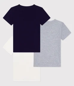 Petit Bateau Unterhemden, Tanktops|T-Shirts, Poloshirts, Hemden*Set kurzärmelige Kinder-T-Shirts aus einfarbiger Baumwolle variante 1