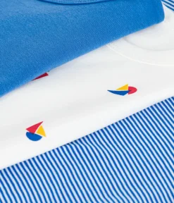 Petit Bateau Unterhemden, Tanktops|T-Shirts, Poloshirts, Hemden*Set kurzärmelige Kinder-T-Shirts aus bedruckter Baumwolle variante 1
