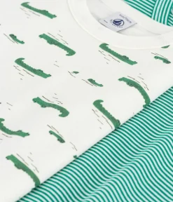 Petit Bateau Unterhemden, Tanktops|T-Shirts, Poloshirts, Hemden*Set kurzärmelige Kinder-T-Shirts aus bedruckter Baumwolle variante 1