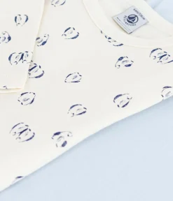 Petit Bateau Unterhemden, Tanktops|T-Shirts, Poloshirts, Hemden*Set langärmeliger Kinder T-Shirts aus bedruckter Baumwolle variante 1