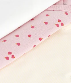 Petit Bateau Bodys|Newborn*Set langärmeliger Wickelbodys aus bedruckter Baumwolle variante 2