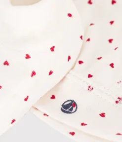 Petit Bateau Accessoires, Sonnenhüte, Caps|Socken, Schühchen*Set mit Mützchen und Babyschuhen mit Herzmotiv variante 1