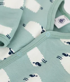 Petit Bateau Schlafanzüge, Strampler*Strampler aus aufgerautem Molton mit Waldmotiv PAUL/ MULTICO