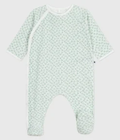 Petit Bateau Schlafanzüge, Strampler|Newborn*Strampler aus Baumwolle mit Blümchen MARSHMALLOW/ PAUL