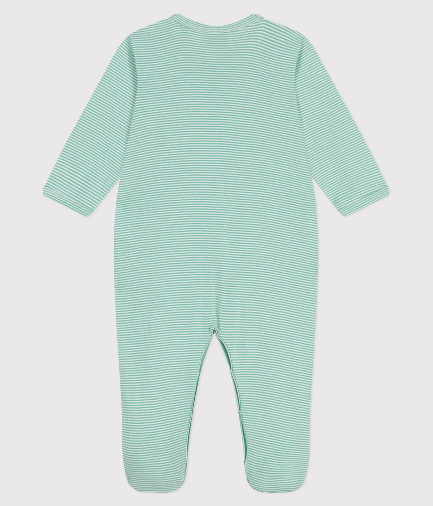 Petit Bateau Schlafanzüge, Strampler*Strampler aus Baumwolle mit Streifen grün ALOEVERA