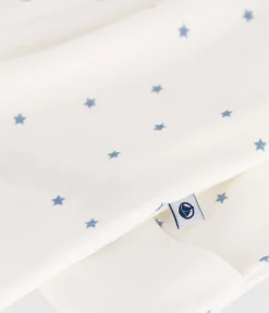 Petit Bateau Schlafanzüge, Strampler|Newborn*Strampler aus Baumwolle mit Sternenkragen weiss MARSHMALLOW/blau ALASKA