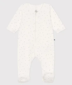 Petit Bateau Schlafanzüge, Strampler|Newborn*Strampler aus Baumwolle mit kleinen Sternen weiss MARSHMALLOW/weiss MISTIGRI