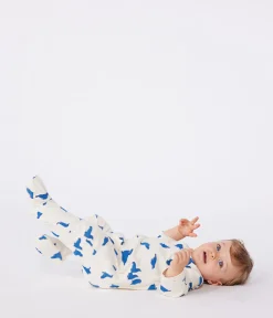 Petit Bateau Schlafanzüge, Strampler*Strampler aus Doppeljersey mit Walross-Motiv weiss AVALANCHE/ MULTICO