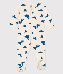 Petit Bateau Schlafanzüge, Strampler*Strampler aus Doppeljersey mit Walross-Motiv weiss AVALANCHE/ MULTICO
