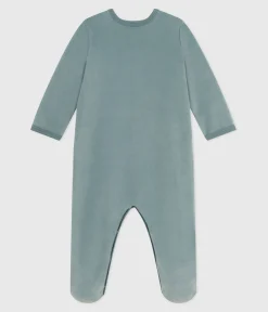 Petit Bateau Schlafanzüge, Strampler*Strampler aus einfarbigem Nicki GOBELIN