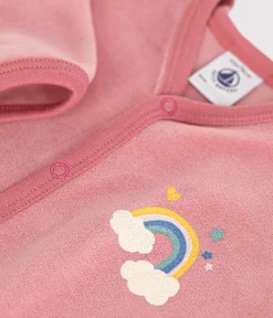 Petit Bateau Schlafanzüge, Strampler*Strampler aus Nicki rosa ROSEWOOD