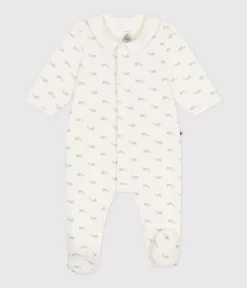 Petit Bateau Schlafanzüge, Strampler|Newborn*Strampler aus Nicki weiss MARSHMALLOW/ HERBIER