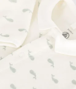 Petit Bateau Schlafanzüge, Strampler|Newborn*Strampler aus Nicki weiss MARSHMALLOW/ HERBIER