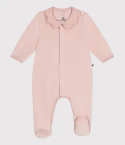 Petit Bateau Schlafanzüge, Strampler|Newborn*Strampler aus Nicki rosa SALINE