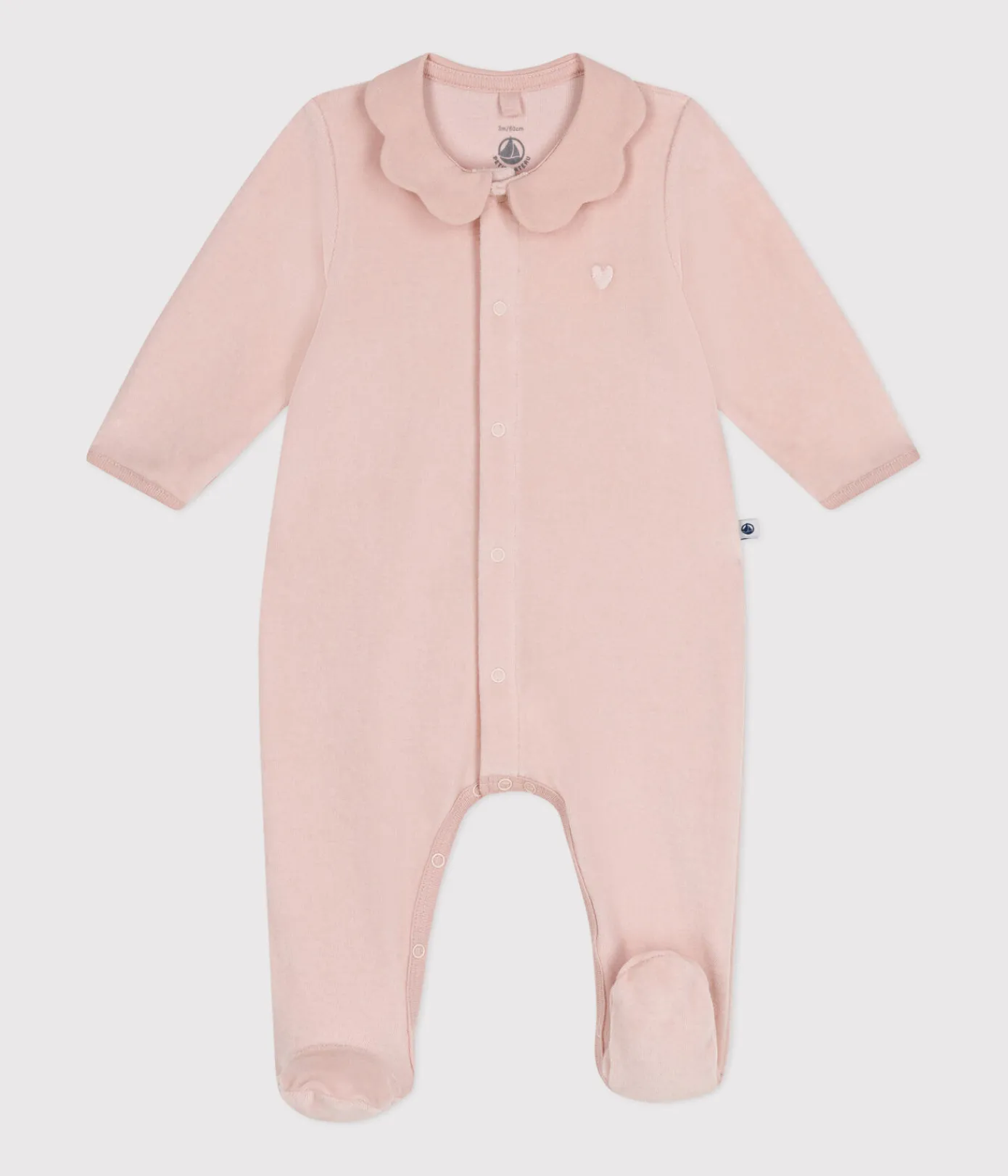 Petit Bateau Schlafanzüge, Strampler|Newborn*Strampler aus Nicki rosa SALINE