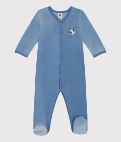 Petit Bateau Schlafanzüge, Strampler*Strampler aus Nicki blau BEACH