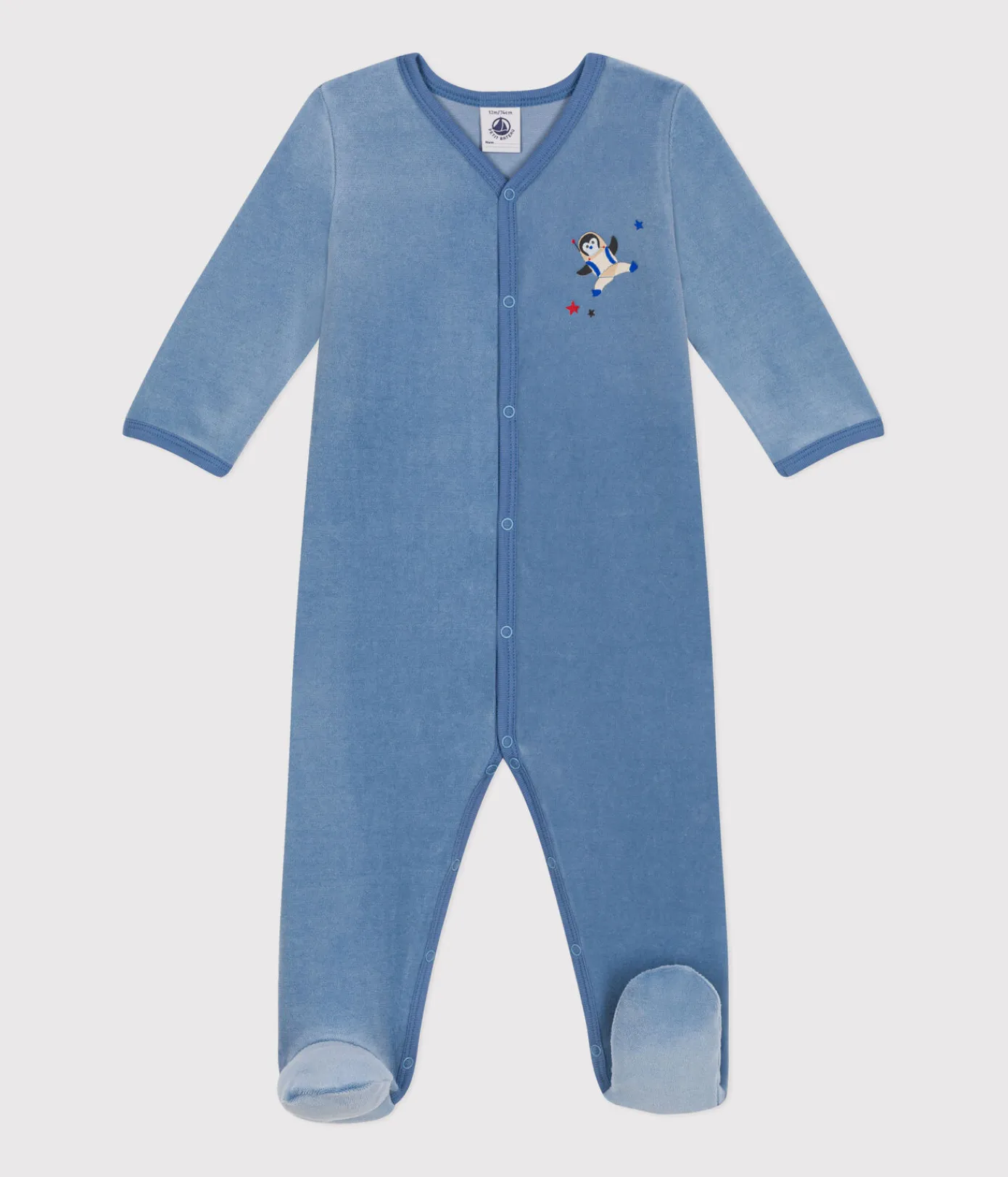 Petit Bateau Schlafanzüge, Strampler*Strampler aus Nicki blau BEACH