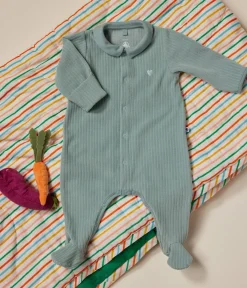 Petit Bateau Schlafanzüge, Strampler|Newborn*Strampler aus Nicki grün PAUL
