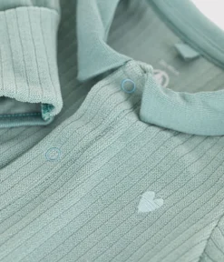 Petit Bateau Schlafanzüge, Strampler|Newborn*Strampler aus Nicki grün PAUL