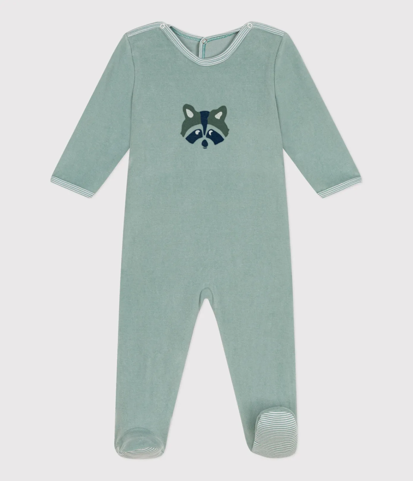 Petit Bateau Schlafanzüge, Strampler*Strampler aus Nicki grün PAUL