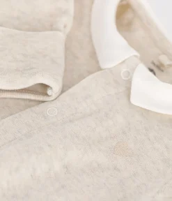 Petit Bateau Schlafanzüge, Strampler|Newborn*Strampler aus Nicki beige MONTELIMAR CHINE