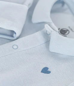 Petit Bateau Schlafanzüge, Strampler|Newborn*Strampler aus Nicki blau GOMME