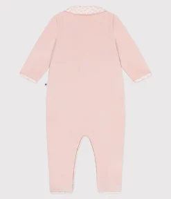 Petit Bateau Schlafanzüge, Strampler*Strampler aus Nicki mit Kragen rosa SALINE